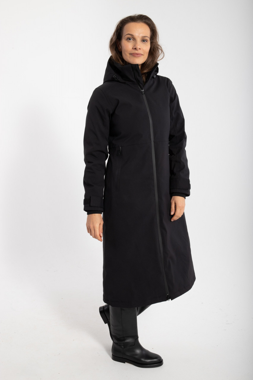Danefae Danesandur Winter Coat Damen Wintermantel Black Schwarz