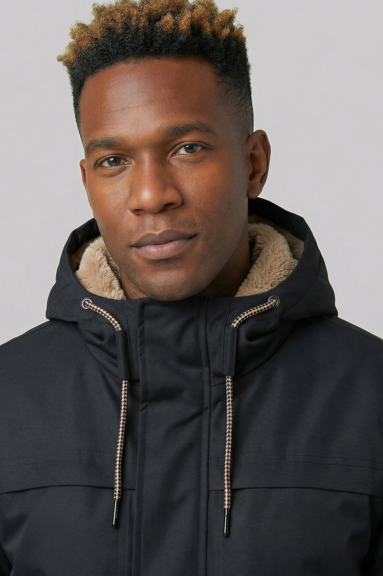 Derbe Winter Regenjacke Phoebholm Dog Herren Schwarz Warm Gefüttert
