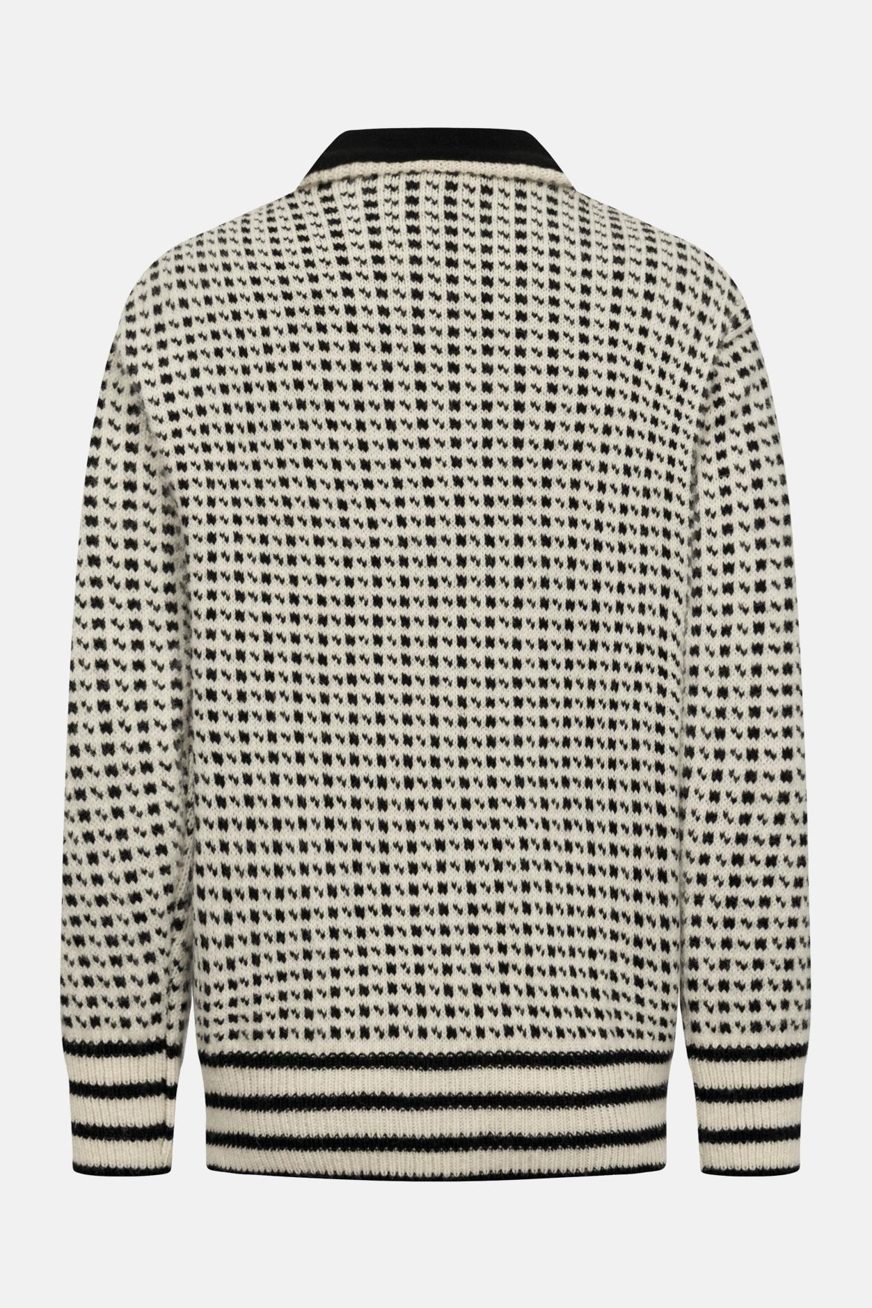 Bratens Isländer Troyer Norweger Weiß Pullover Islandpullover