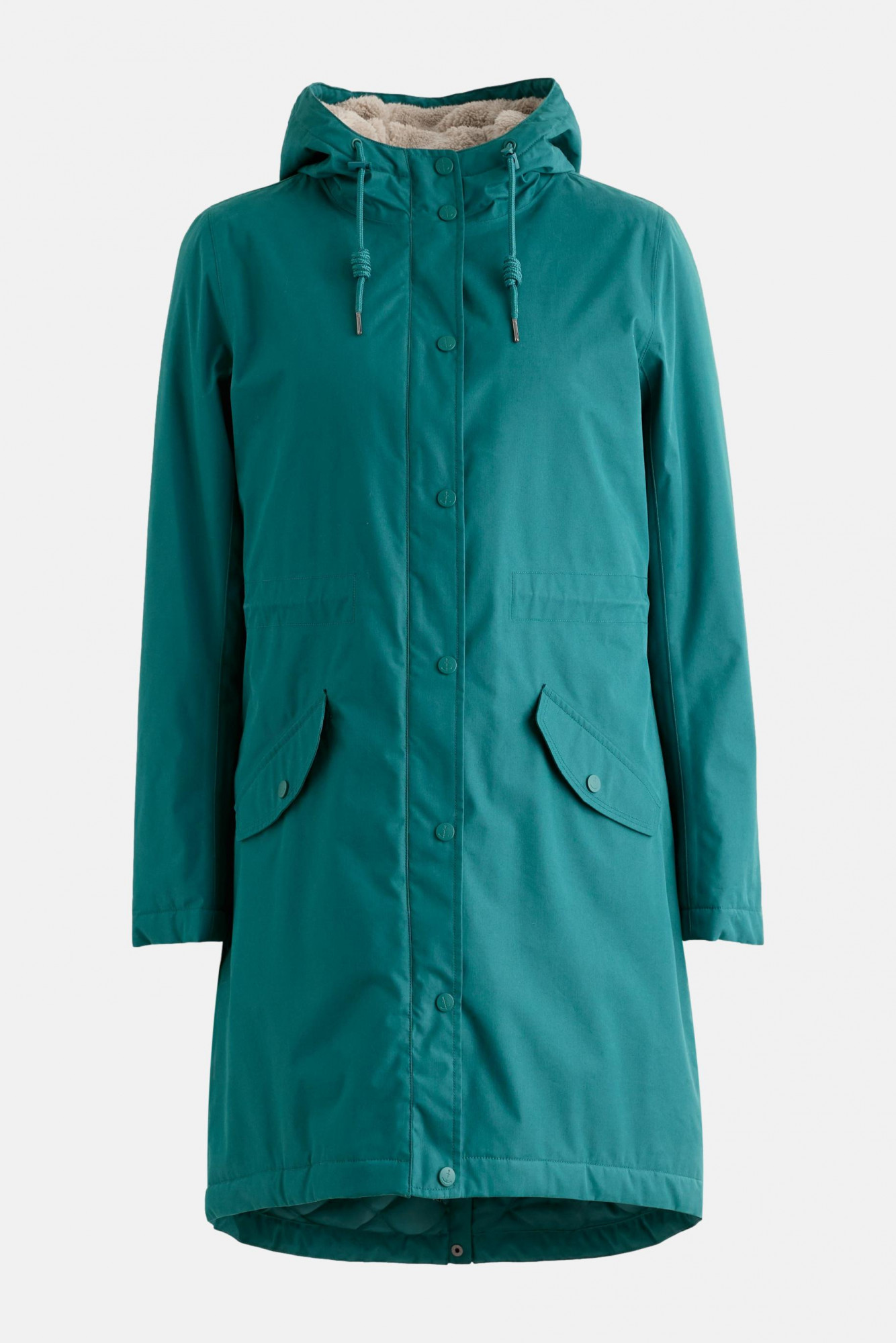 Seasalt Cornwall Regenjacke Plant Hunter Damen Türkis Petrol Winterjacke
