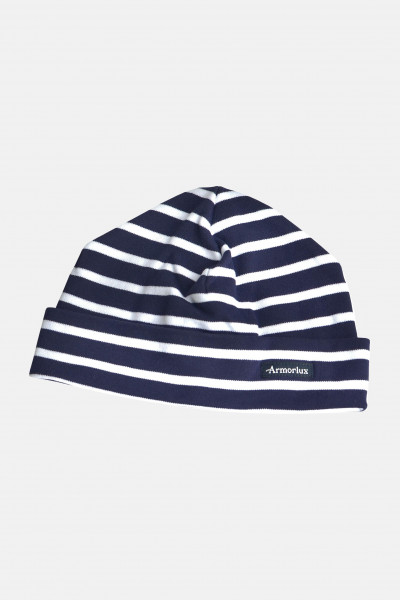 Mütze  Marine Weiß Gestreift für Unisex von Armor Lux