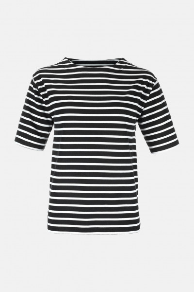Streifenshirt Kurzarm Blau für Damen von modAS