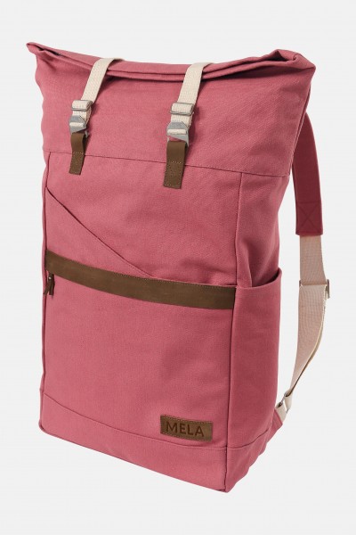 MELA Rucksack Ansvar I Altrosa Baumwolle GOTS Fairtrade