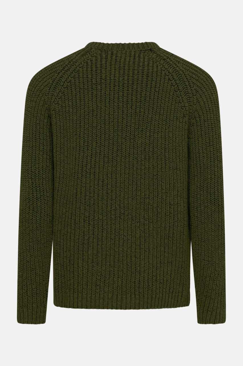 Fisherman out of Ireland Herren Pullover Oliv Grün Navy Blau Rippstrick