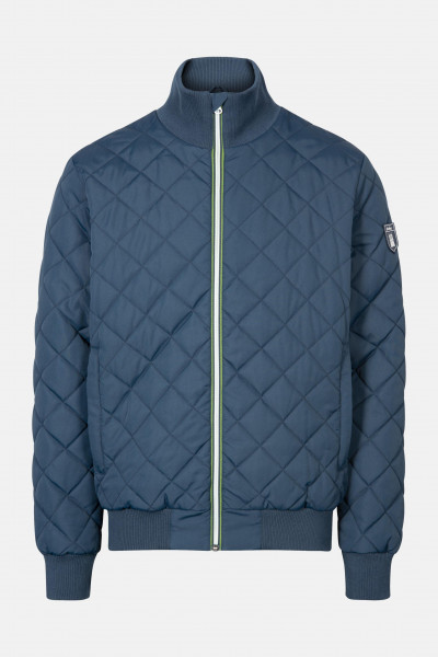 Derbe Quiltby Cozy Herren Jacke Navy Caramel Dunkelblau Derbe Quiltby Cozy Herren Jacke Navy Caramel Dunkelblau