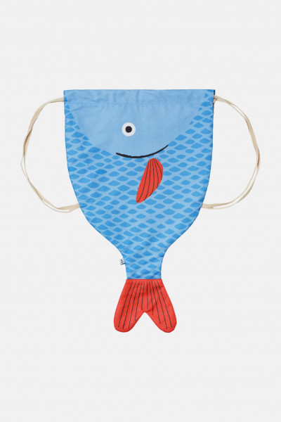 Don Fisher Fisch Kinder Rucksack Hellblau Türkis Wasserabweisend