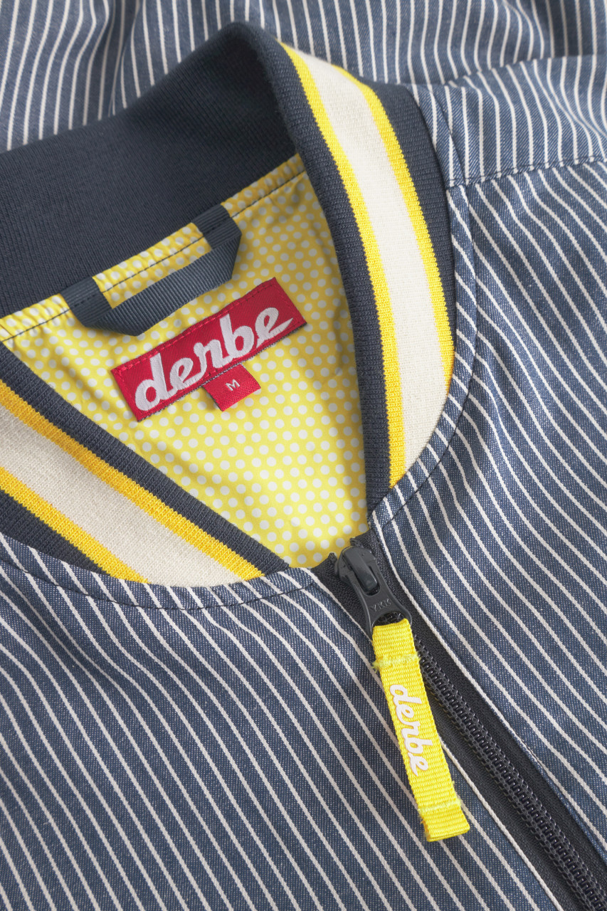 Derbe Bomberjacke Fishers Blousby Damen Blau Weiß Gestreift Blouson