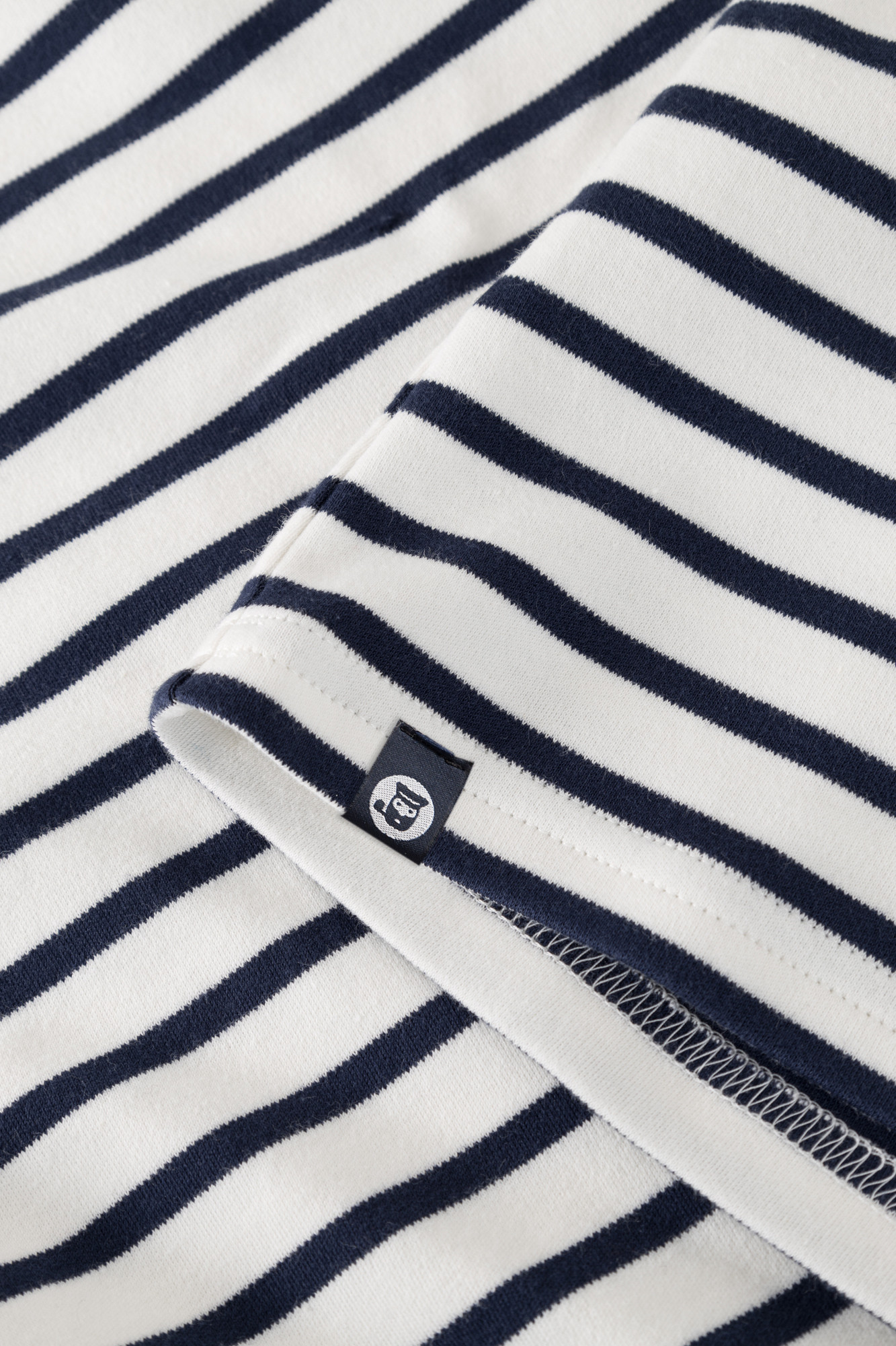 Hanseheld Streifenshirt Herren Natur-Marine Langarm Weiß Blau 2023 Musterstücke