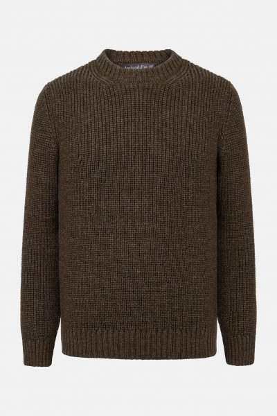 IrelandsEye Pullover Crosshaven Herren Oliv Grün Forest