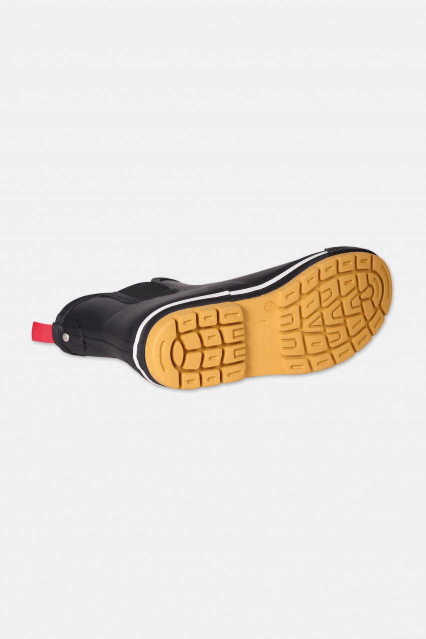 Detailansicht von einem Gummistiefel
