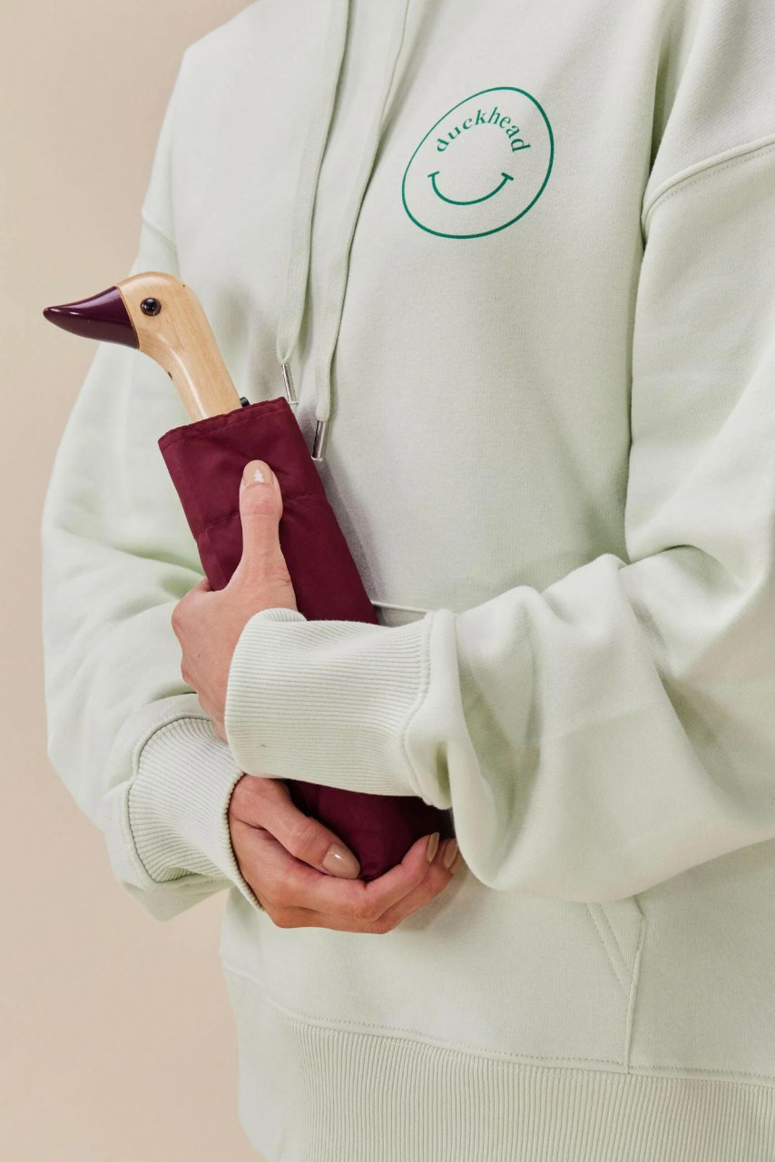 Original Duckhead Regenschirm Cherry Rot Bordeaux