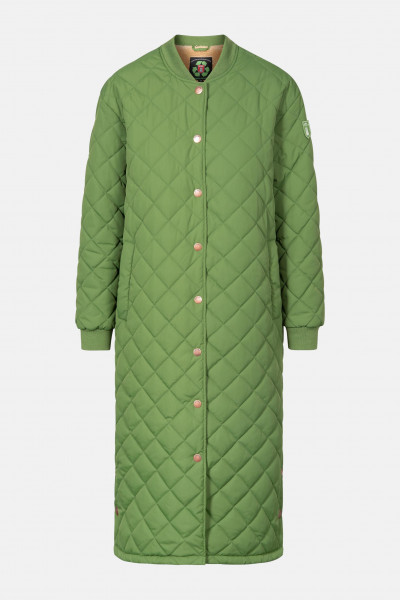 Derbe Quiltby Cozy Damen Jacke Cactus Caramel Grün Gefüttert Derbe Quiltby Cozy Damen Jacke Cactus Caramel Grün Gefüttert