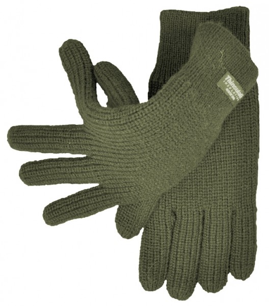 Strickhandschuhe, Thinsulate - oliv