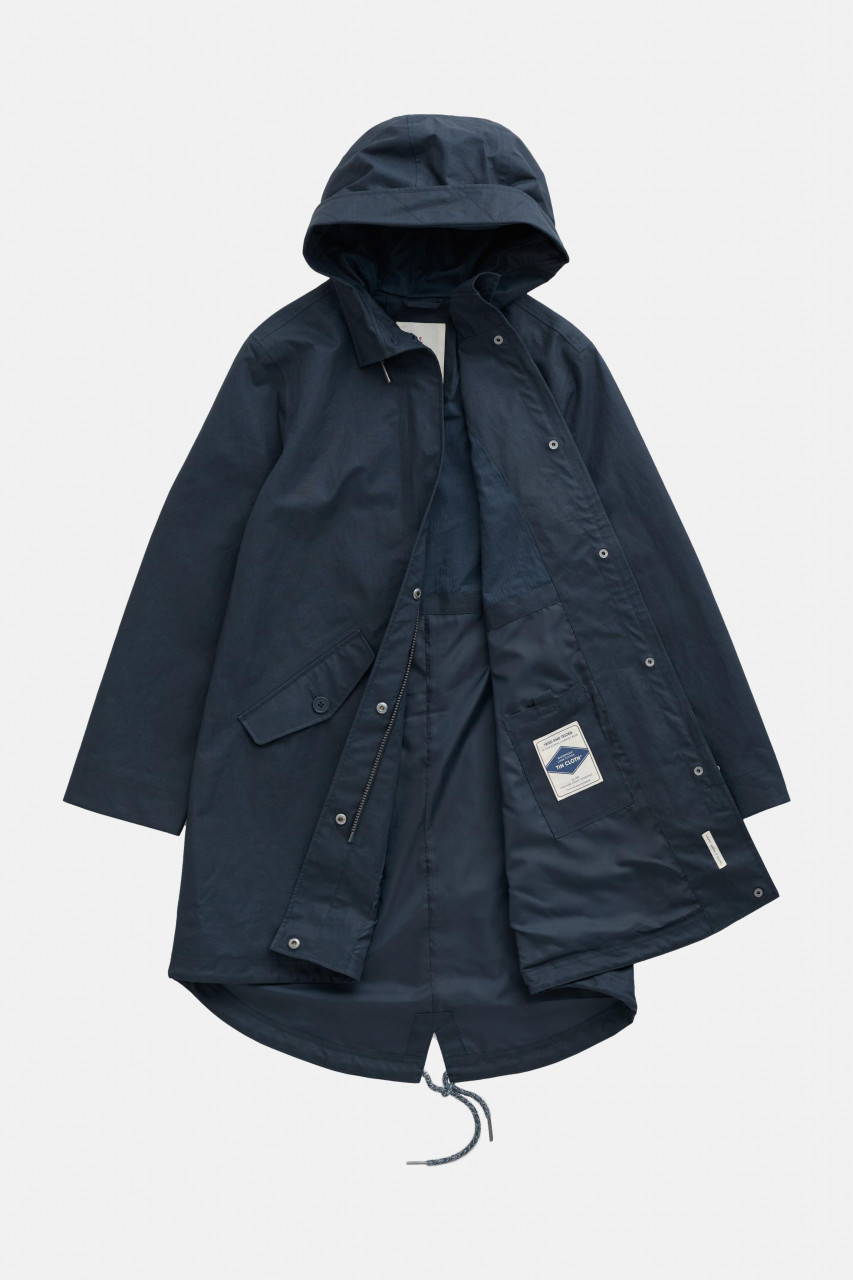 Seasalt Regenjacke Seafaring Coat Damen Dunkelblau Parka