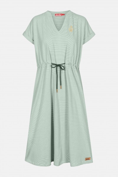 kk Derbe Golden Anchor Damen Kleid Lily Pad Grün Streifen Derbe Golden Anchor Damen Kleid Lily Pad Grün Streifen