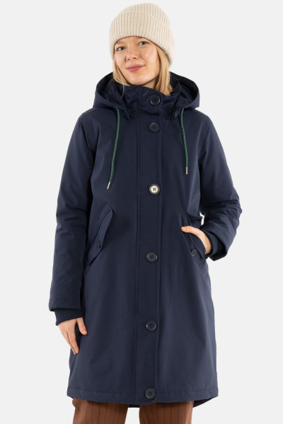 Danefae Wintermantel Danethy Damen Dunkelblau Parka