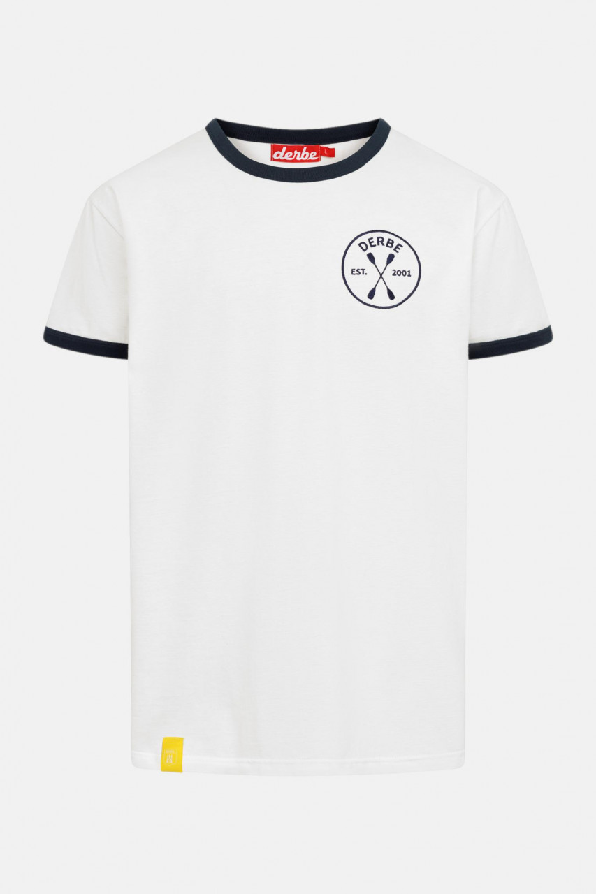 Derbe T-Shirt Paddeln Herren Weiß Blau