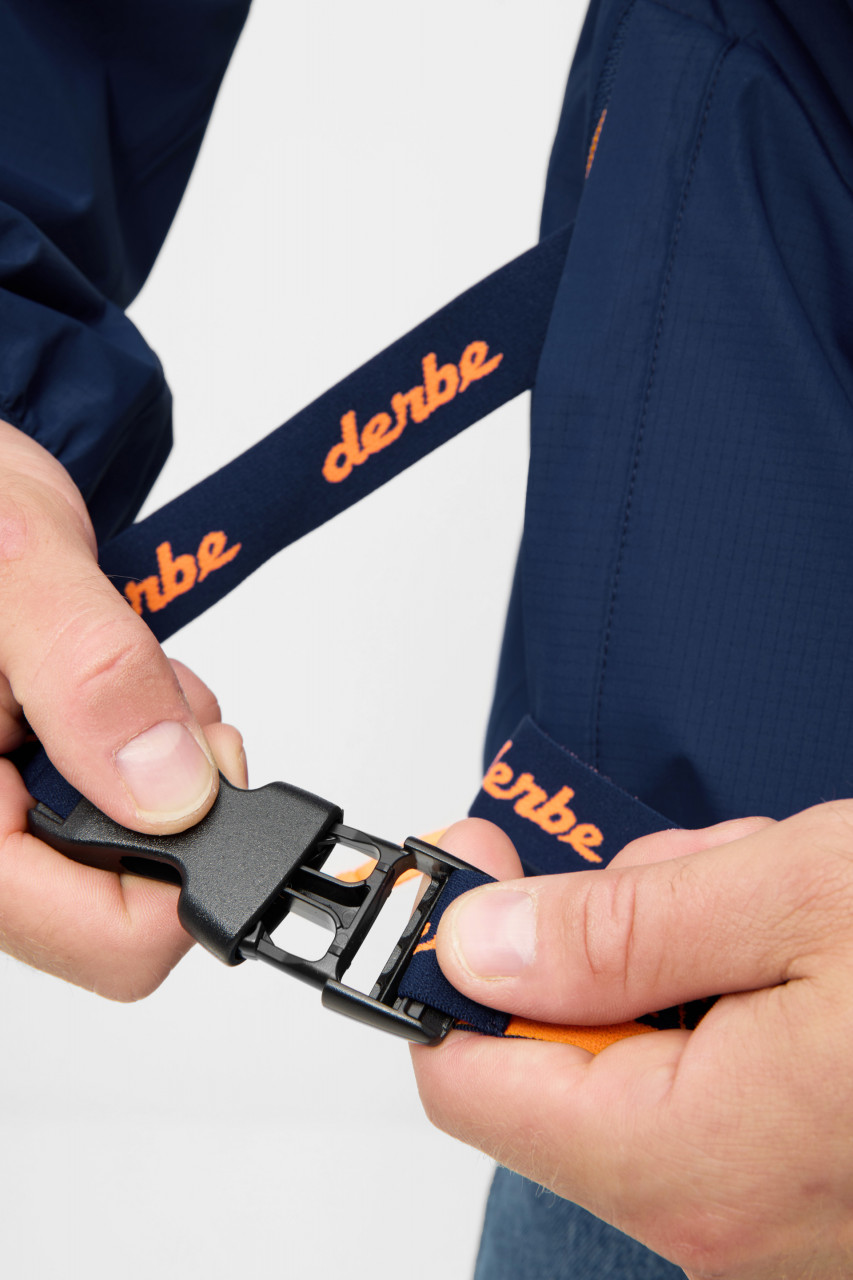 Derbe Übergangsjacke Packby Herren Blau Wasserdicht