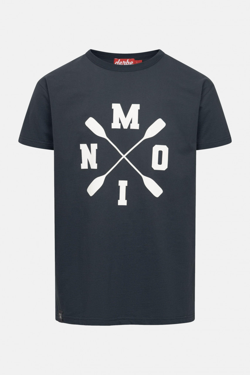Derbe T-Shirt Moin X Herren Blau GOTS Organic