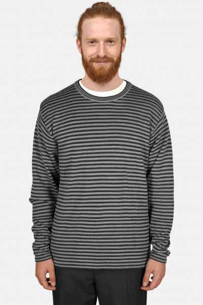 Hanseheld Strickpullover Merino Anthrazit Grau