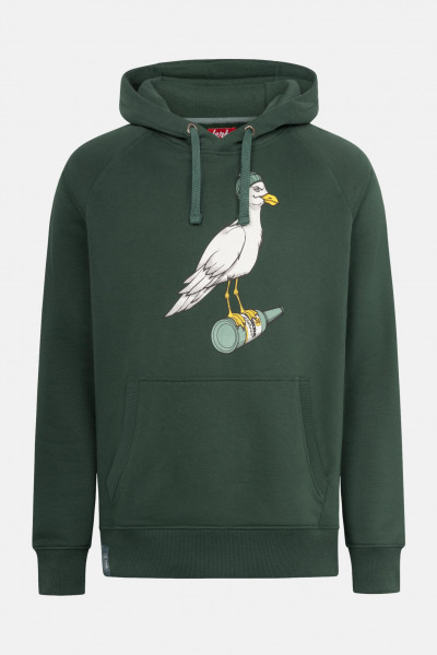 Derbe Hoodie Sturmmöwe Herren Dunkelgrün