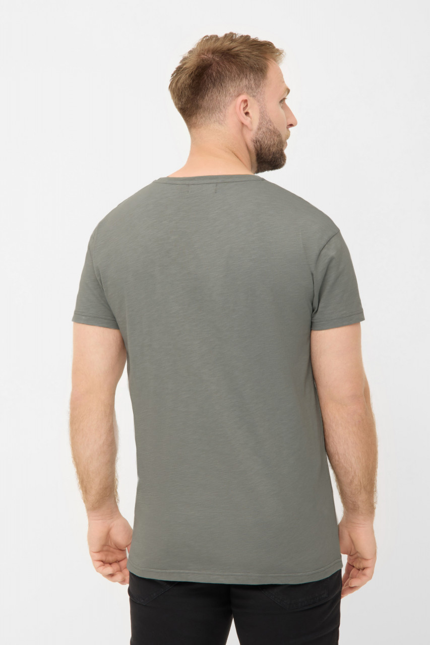Derbe T-Shirt Schipp Herren Grau GOTS Organic