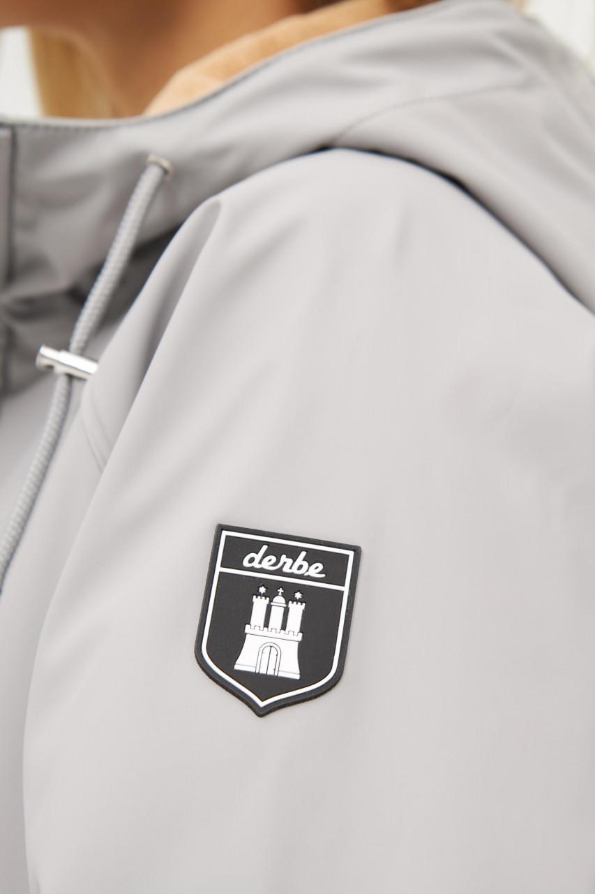 Derbe Wittby Paloma Damen Regenjacke Grau Beige