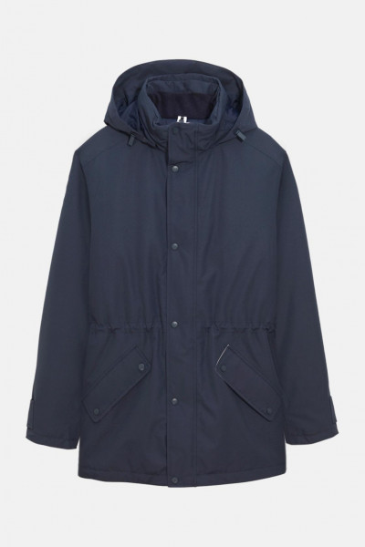 Aigle Regenjacke Copeland Gefüttert Dunkelblau Parka