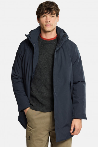 Armor Lux Parka Collab Herren Winterjacke Dunkelblau Marine