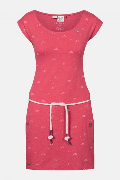 Ragwear Tag Marina Damen Kleid Red Rot Anker