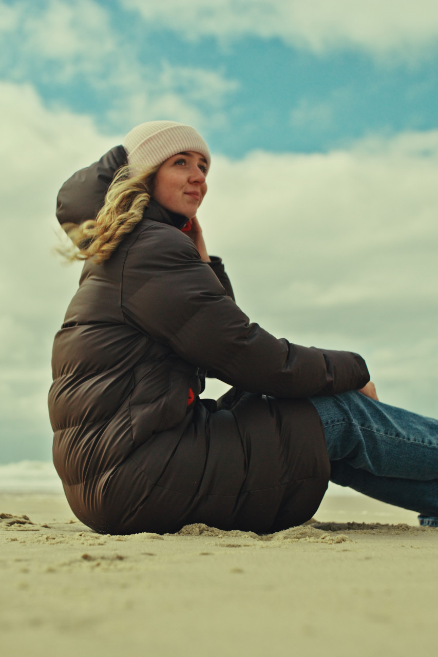 Derbe Wintermantel Interholm Damen Braun Rot Puffer