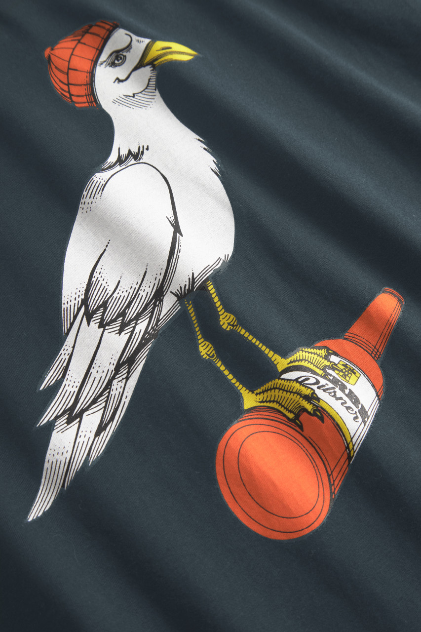 Derbe T-Shirt Sturmmöwe Herren Blau