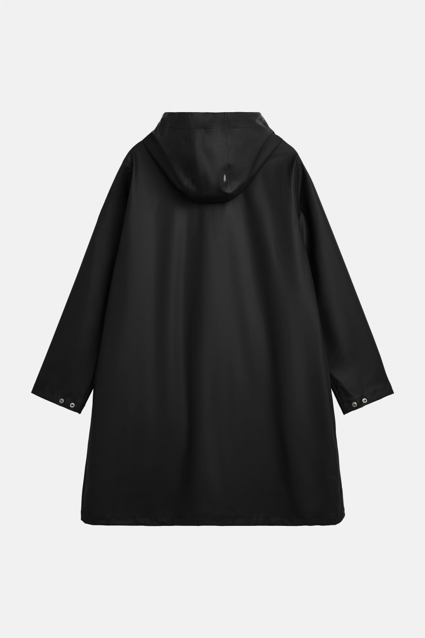 Produktbild von einer Regenjacke Schwarz WINGS A-SHAPED RAIN COAT von Tretorn  - Rückansicht