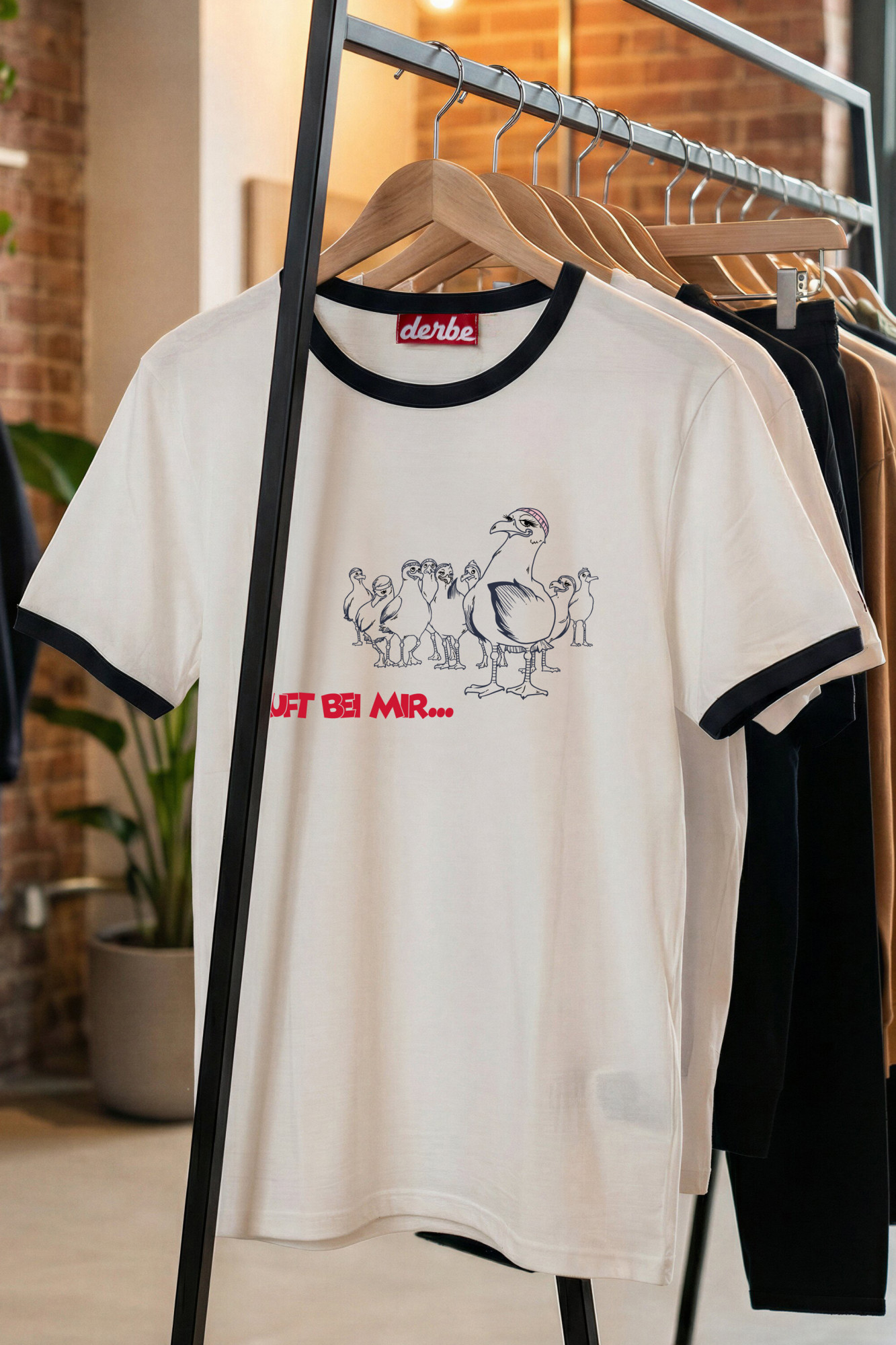 Derbe T-Shirt Gull Club Damen Weiß GOTS Organic