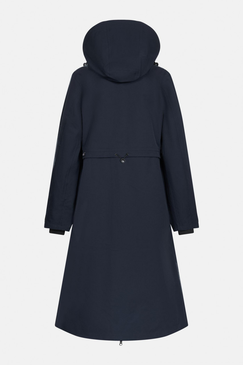 Danefae Danedogwalker Damen Regenmantel Schwarz Black