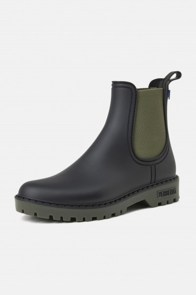 Verbenas Gummistiefel Gaudi Mate Damen Schwarz Oliv Grün
