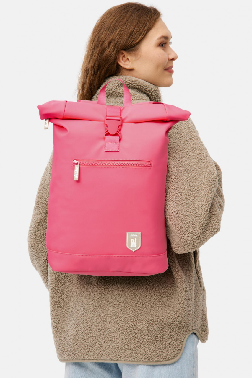 Derbe Rucksack Derbe Ruck Pink Rolltop Wasserabweisend