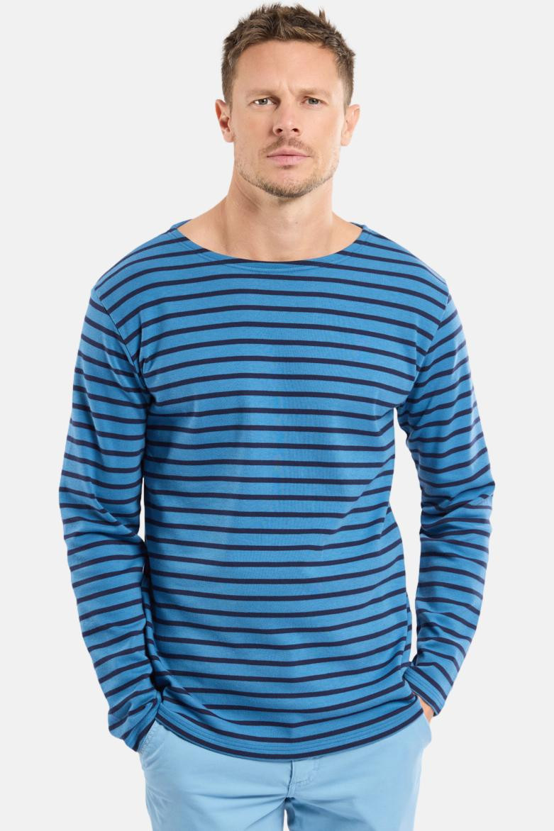 Armor Lux Streifenshirt Dunkelblau Blau Gestreift Herren Mariniere