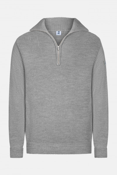 Troyer Merino Wolle Grau für Herren von Hanseheld
