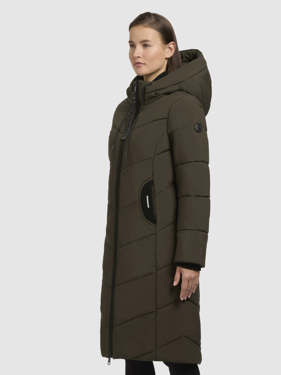 Khujo Aribay 5 Damen Wintermantel Grün