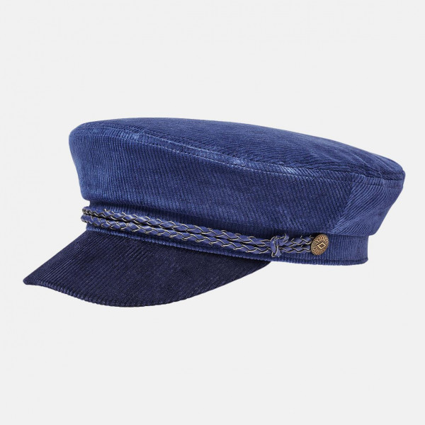 Brixton Ashland Cap Joe Blue Navy Elbsegler Blau Fein Cord