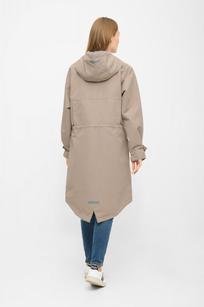 Derbe Regenjacke Phoeby Dog Damen Beige Hundejacke