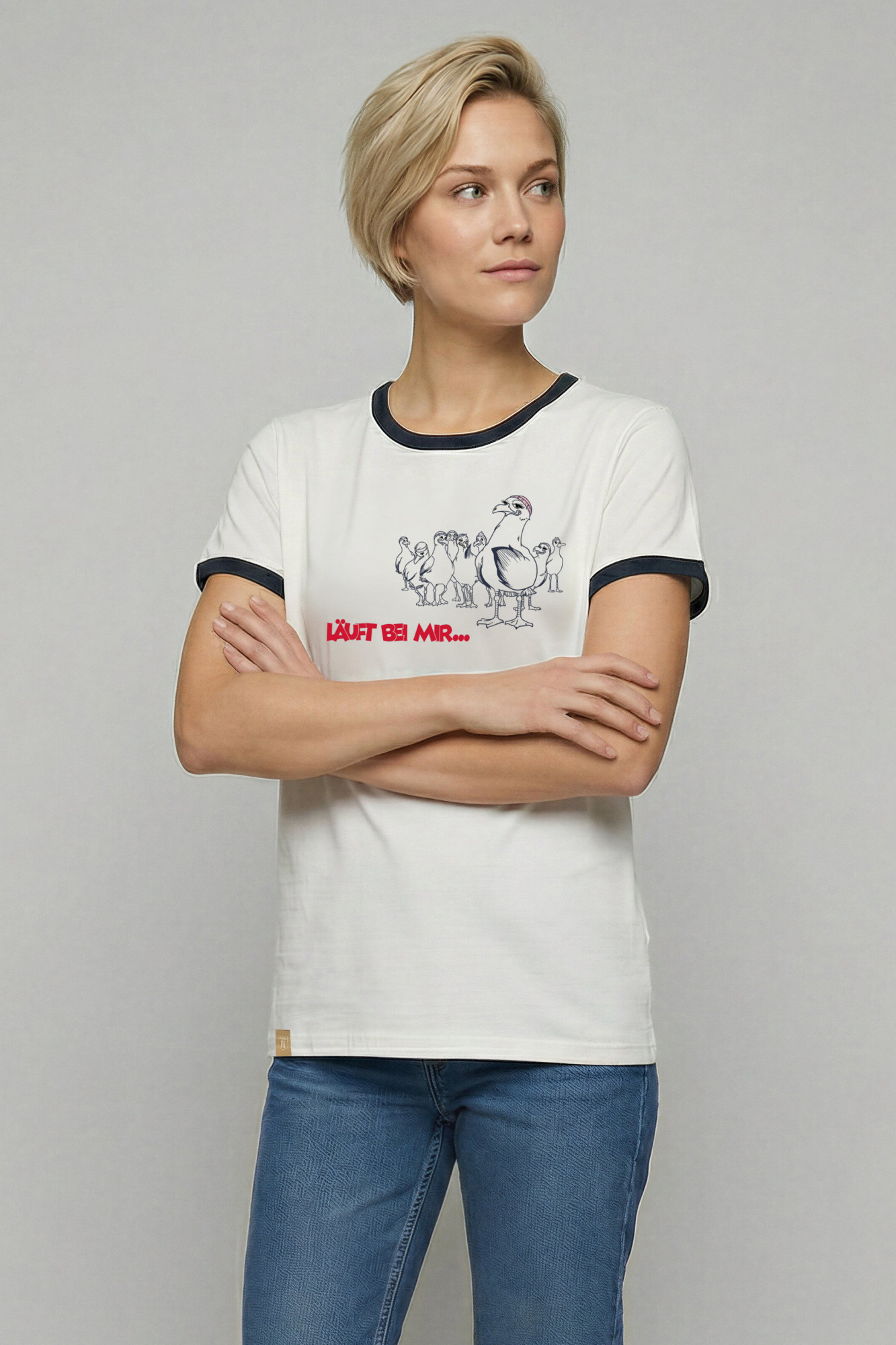 Derbe T-Shirt Gull Club Damen Weiß GOTS Organic