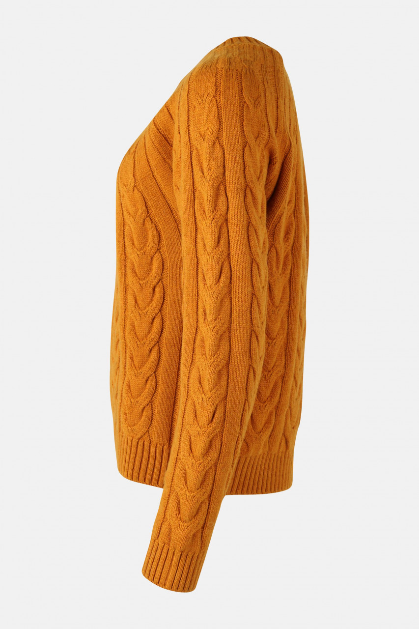 Danefae Strickpullover Danecables Damen Gelb