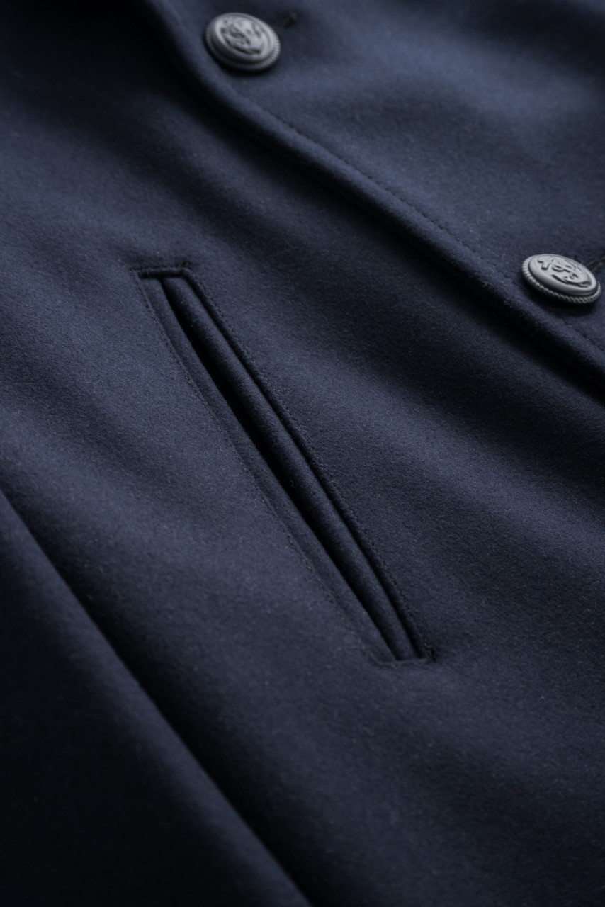 Detailbild von einem Caban Marine-Blau von Armor Lux