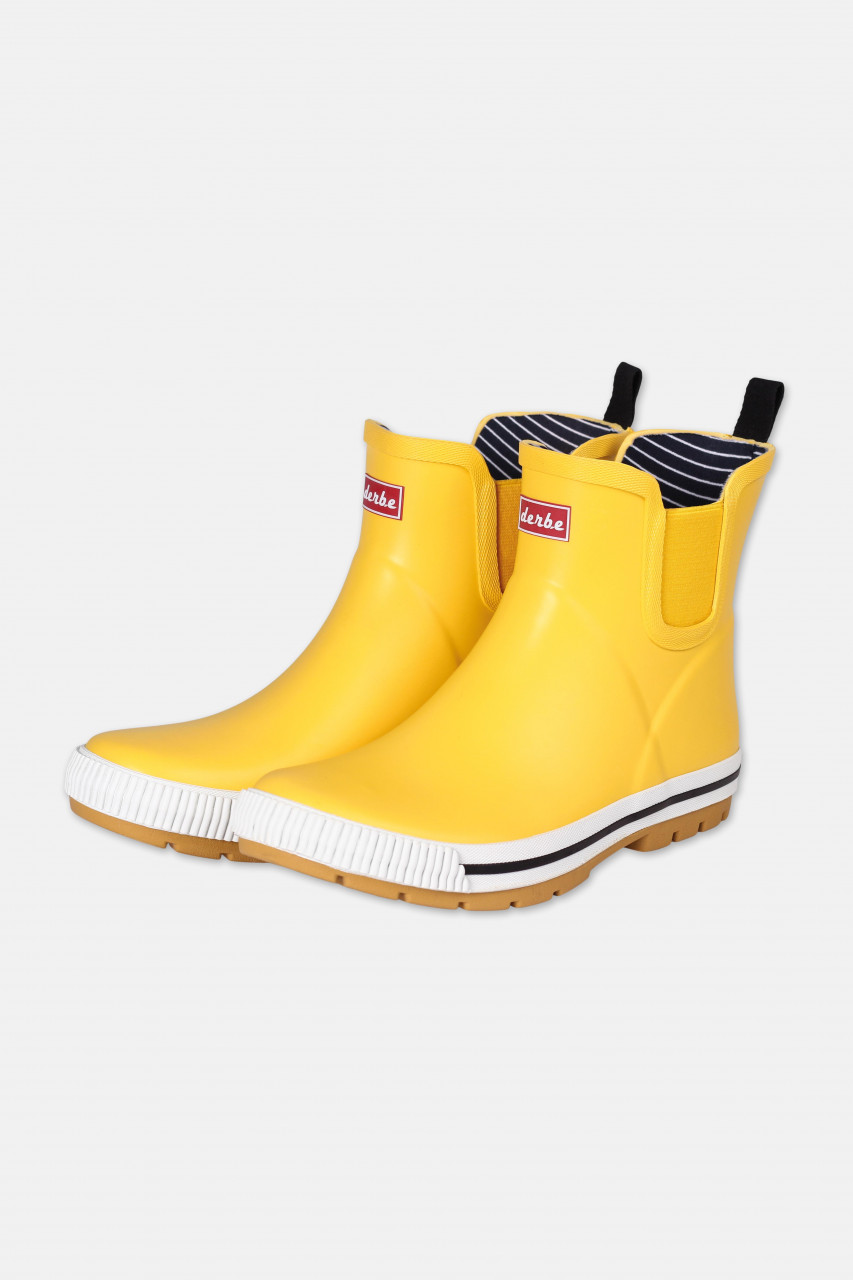 Gummistiefel Wattpuuschen Eco Fresia Gelb für Damen von derbe - Seitlich