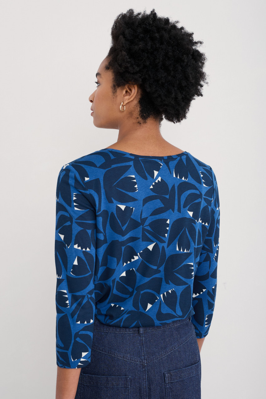 Seasalt Shirt Appletree Damen Blumen Blau