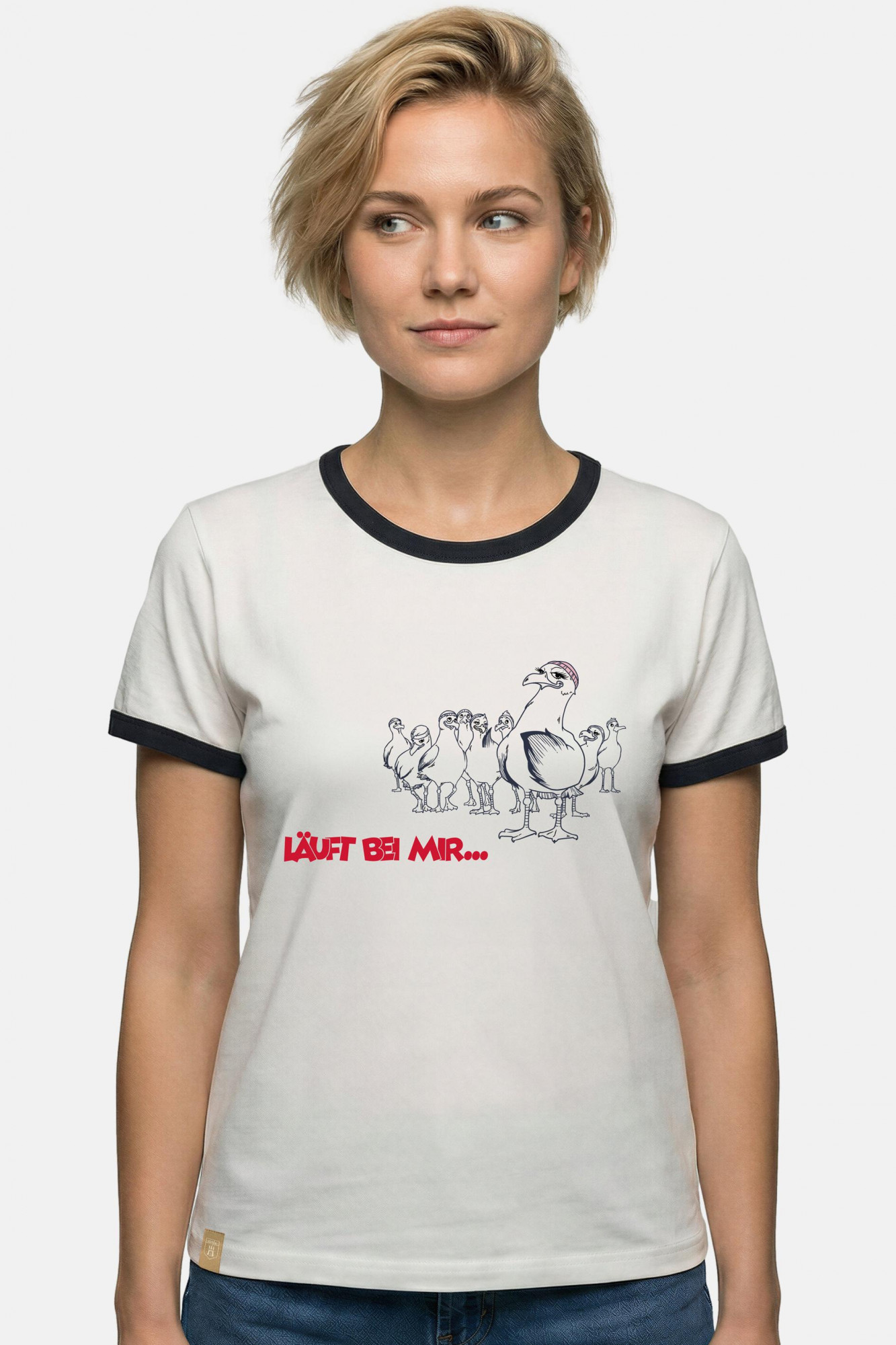 Derbe T-Shirt Gull Club Damen Weiß GOTS Organic