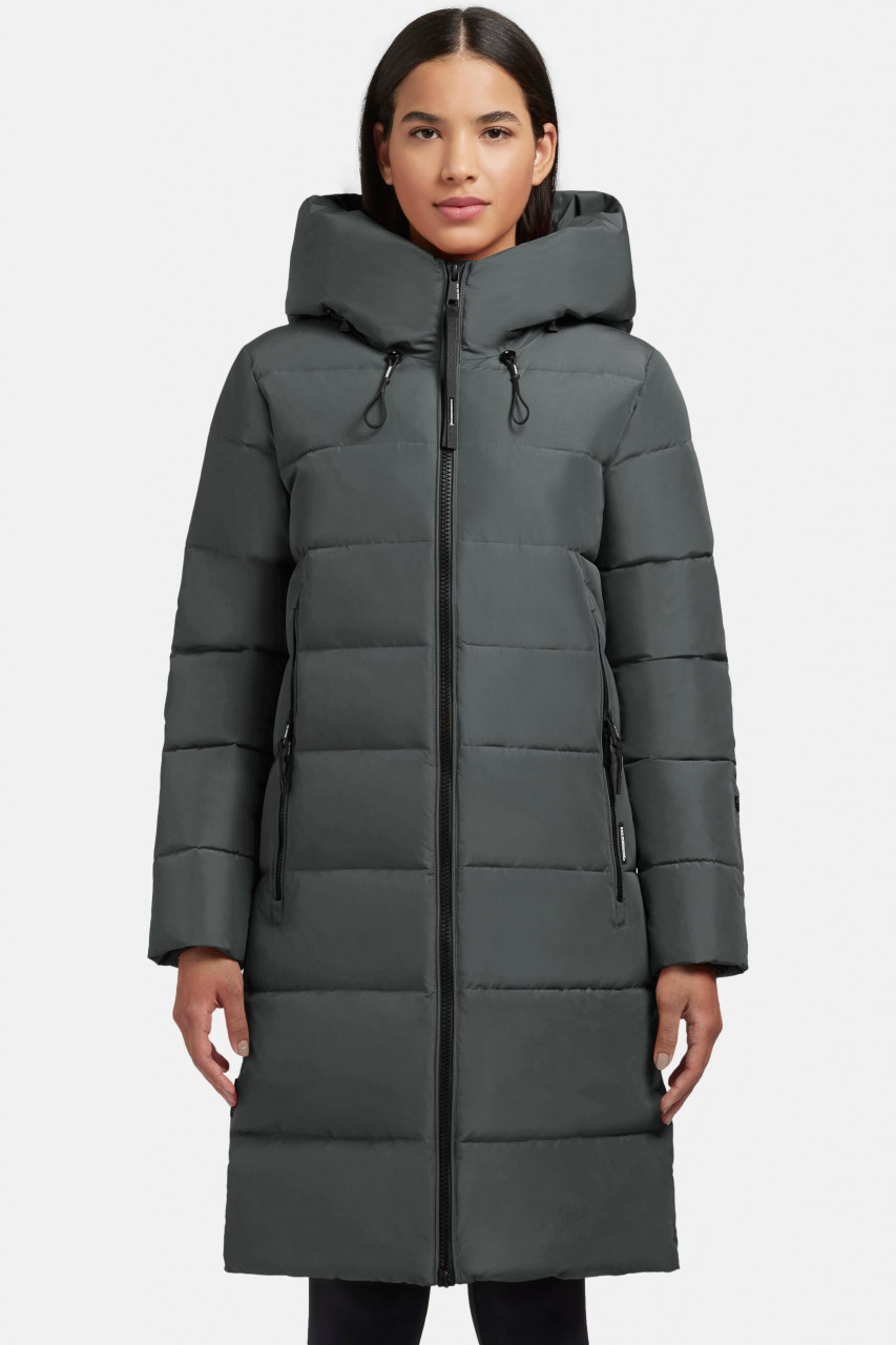 Khujo Jilias 4 Damen Winterjacke Blau-Grau