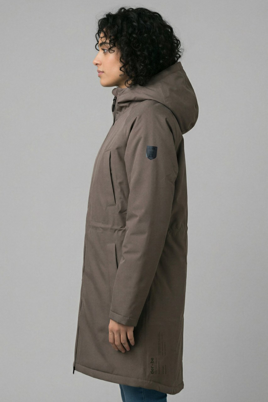 Derbe Winterjacke Deutholm Damen Braun Warm Gefüttert